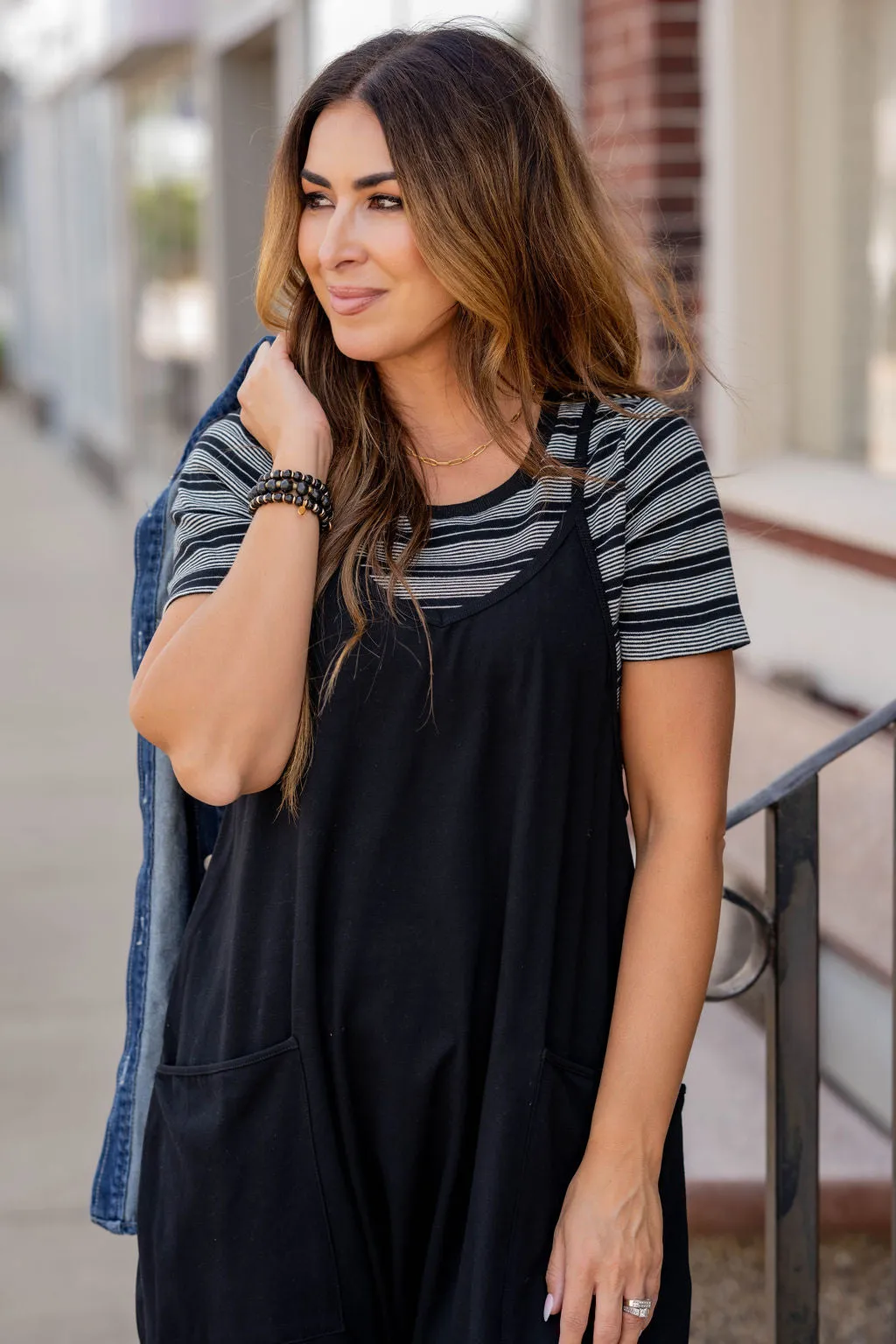 Everyday Two Pocket Tank Jumpsuit