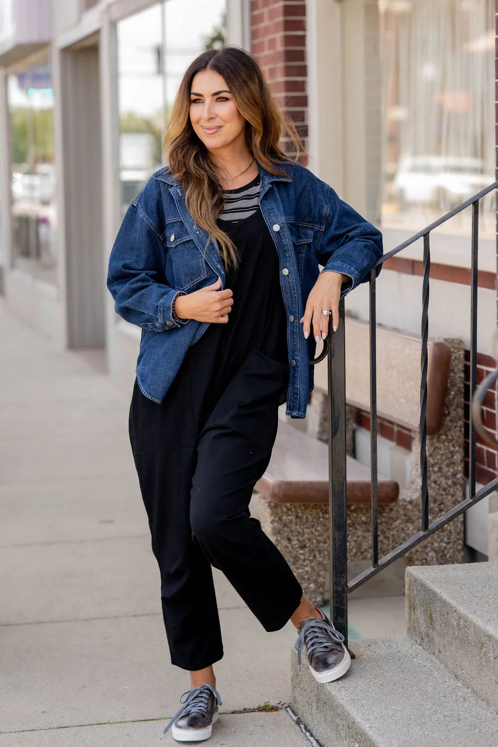 Everyday Two Pocket Tank Jumpsuit