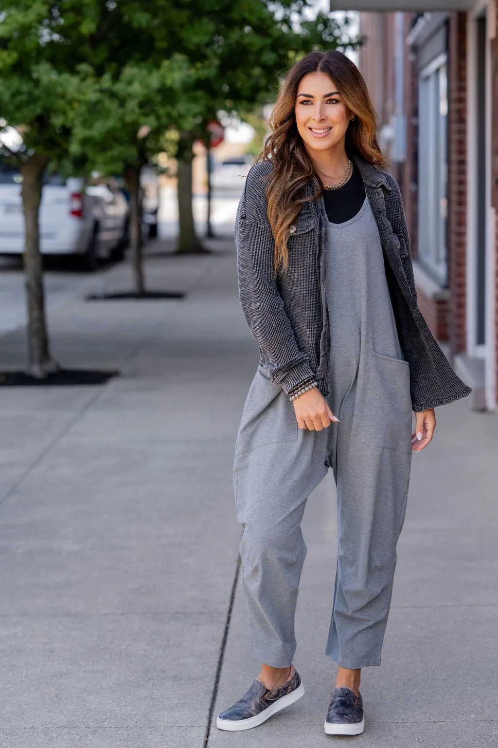 Everyday Two Pocket Tank Jumpsuit