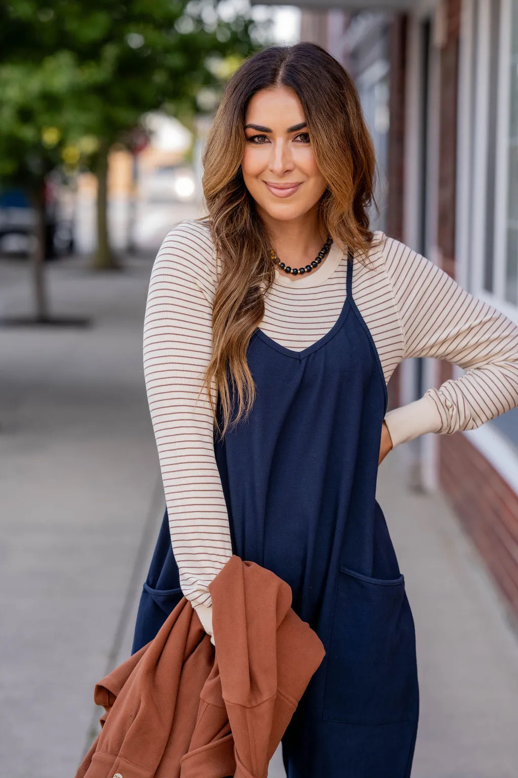 Everyday Two Pocket Tank Jumpsuit