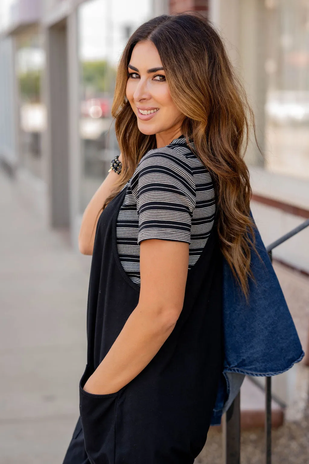 Everyday Two Pocket Tank Jumpsuit