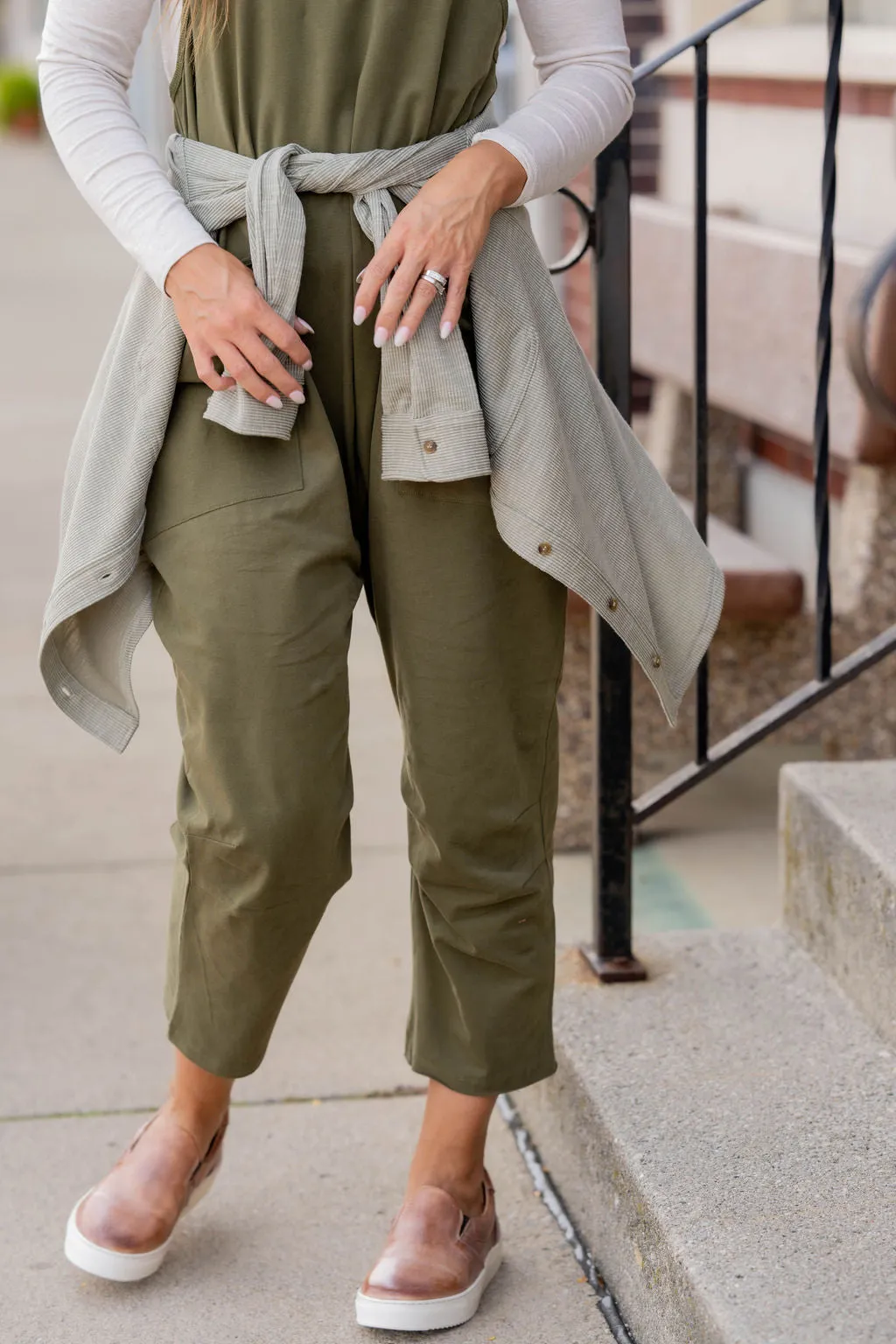 Everyday Two Pocket Tank Jumpsuit