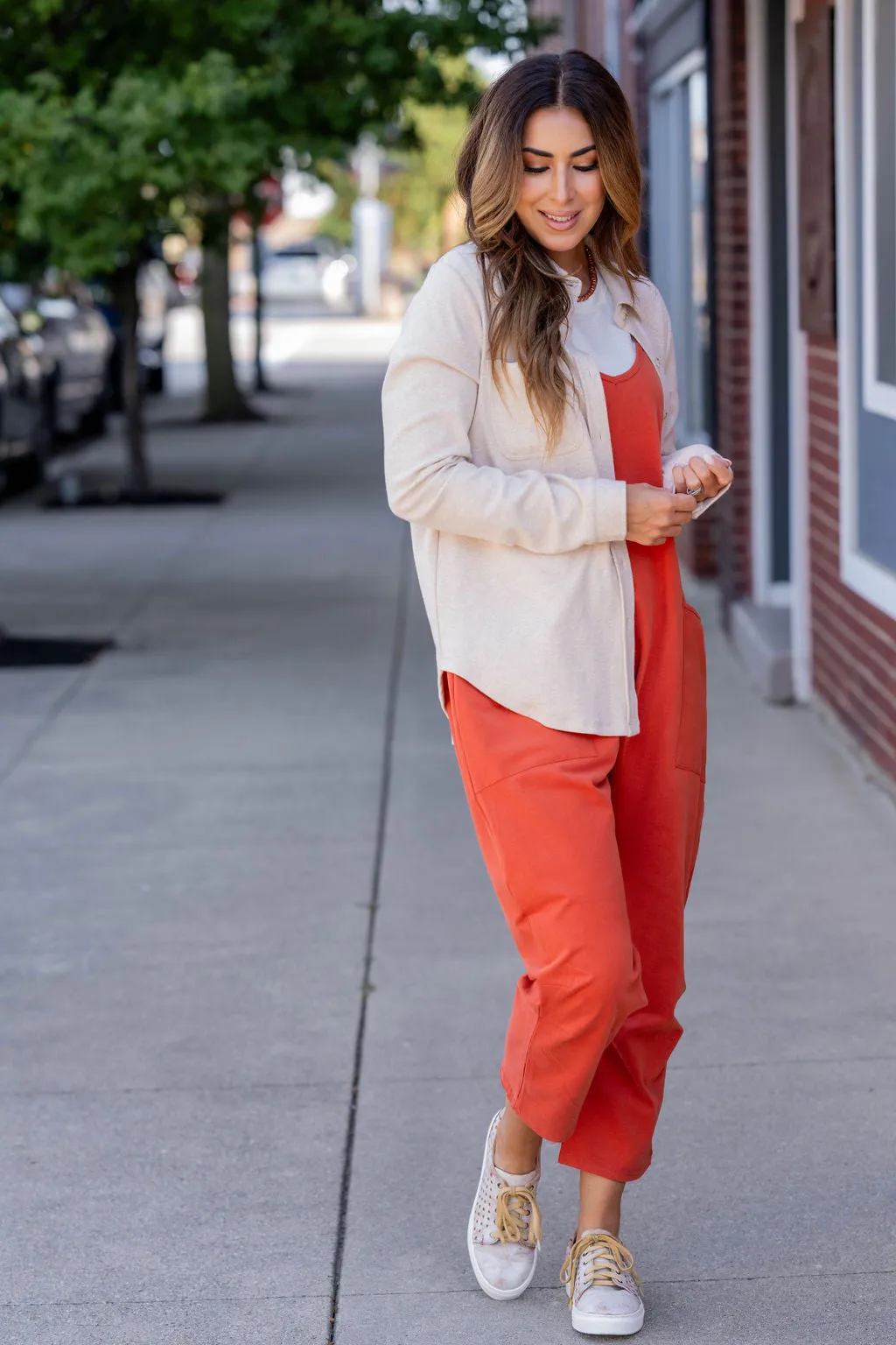Everyday Two Pocket Tank Jumpsuit