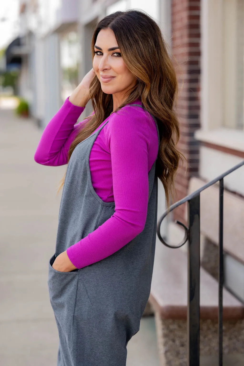 Everyday Two Pocket Tank Jumpsuit