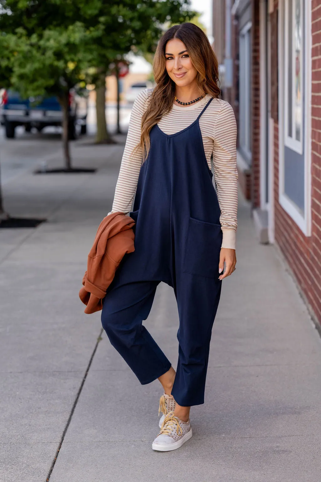 Everyday Two Pocket Tank Jumpsuit