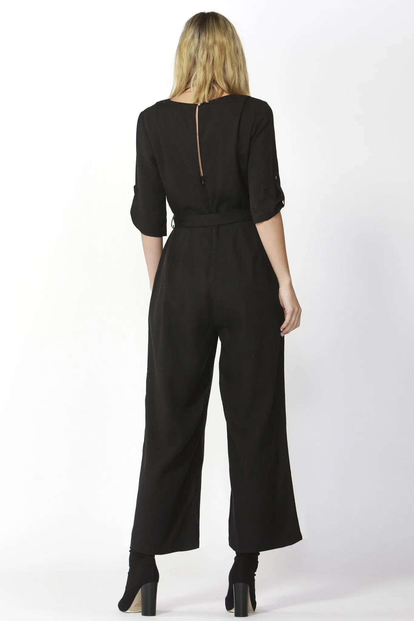 Fate   Becker San Marino Jumpsuit in Black