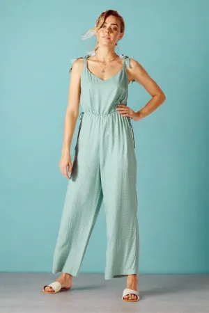 Fate   Becker Surrender Jumpsuit in Sage