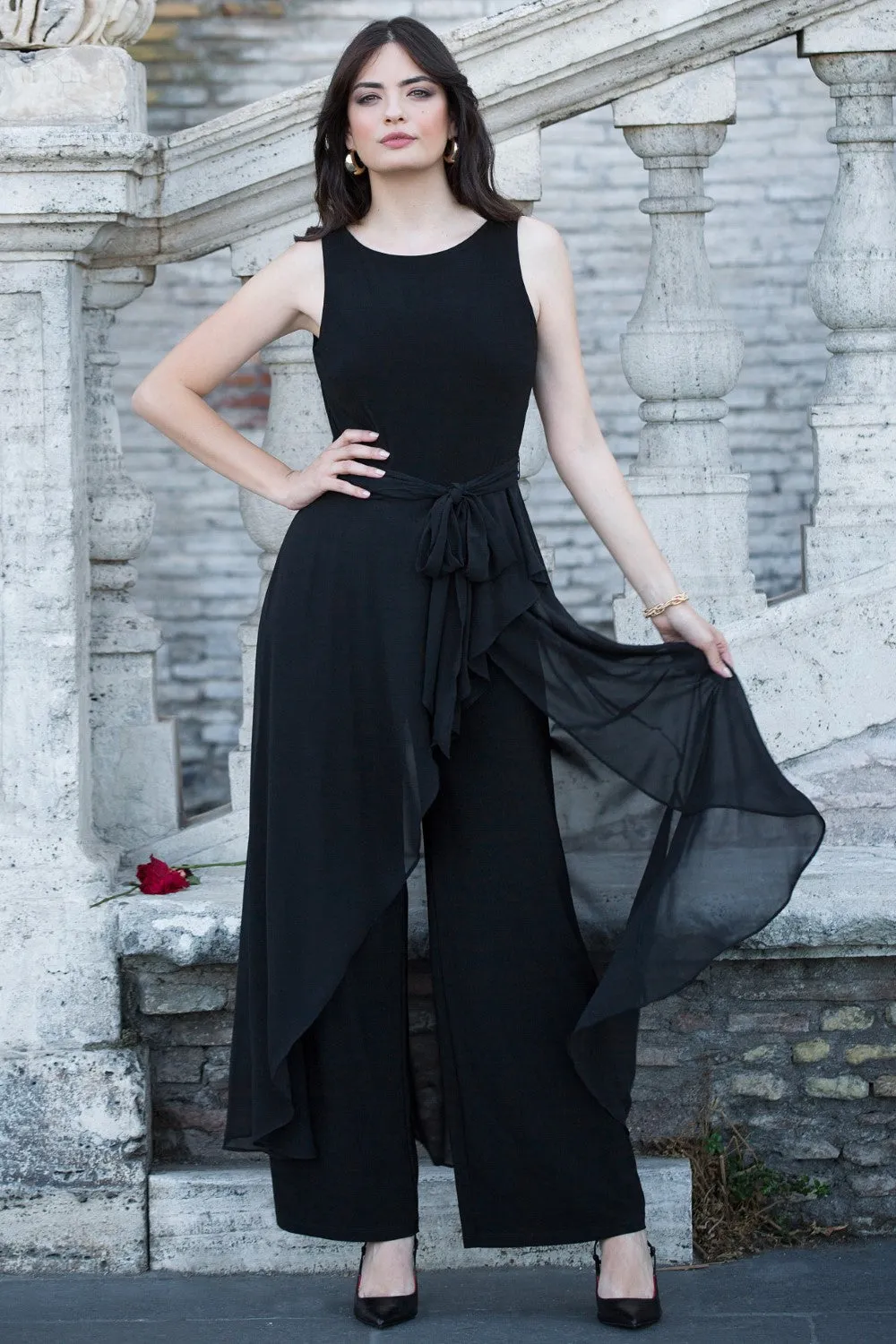 Frank Lyman Jumpsuit 224210 Black