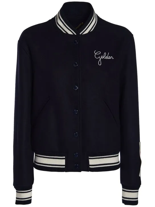Golden Goose   Golden wool bomber jacket 