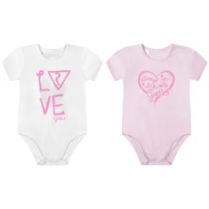 Guess Baby Girls Bodysuit - Cotton Jersey Bodysuit Set
