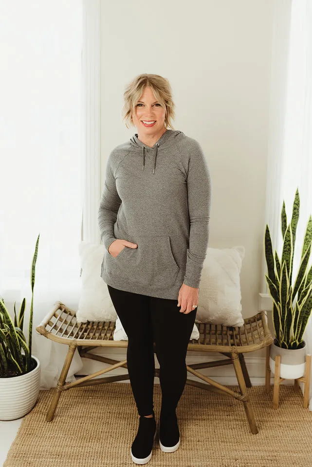 Hi-Lo Raglan Hoodie