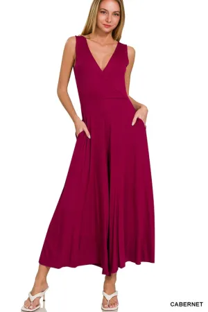 Hot Girl Habits Sleeveless Jumpsuit