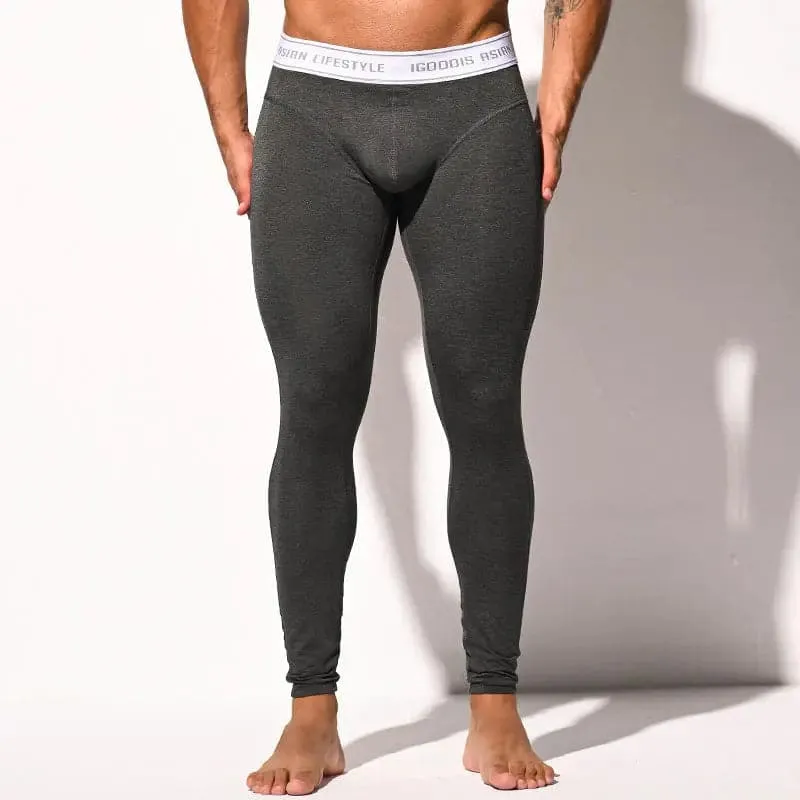 IGOOIDS Long Long Johns Thin Solid Color