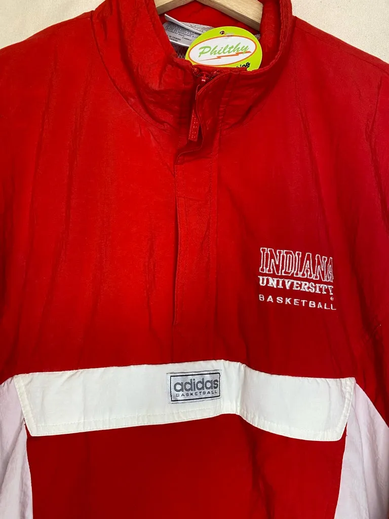 Indiana University Adidas Windbreaker: M/L
