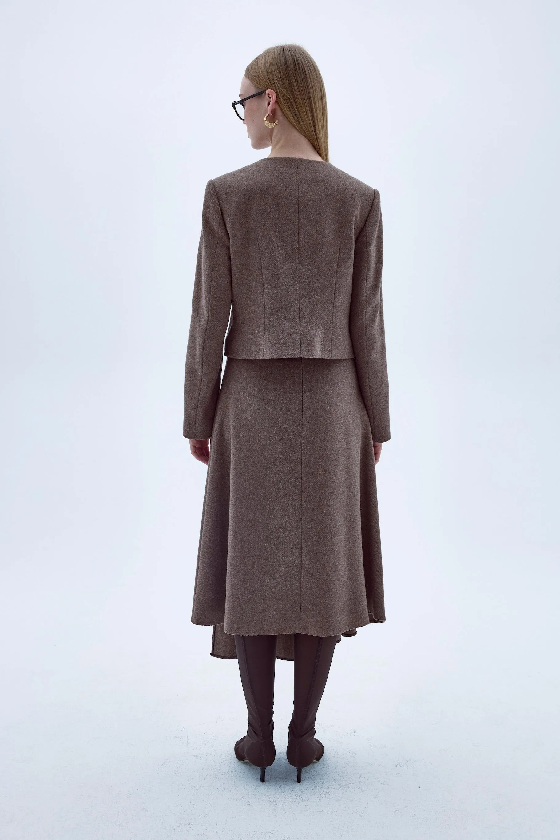 Irma Wool Jacket  in Mocha
