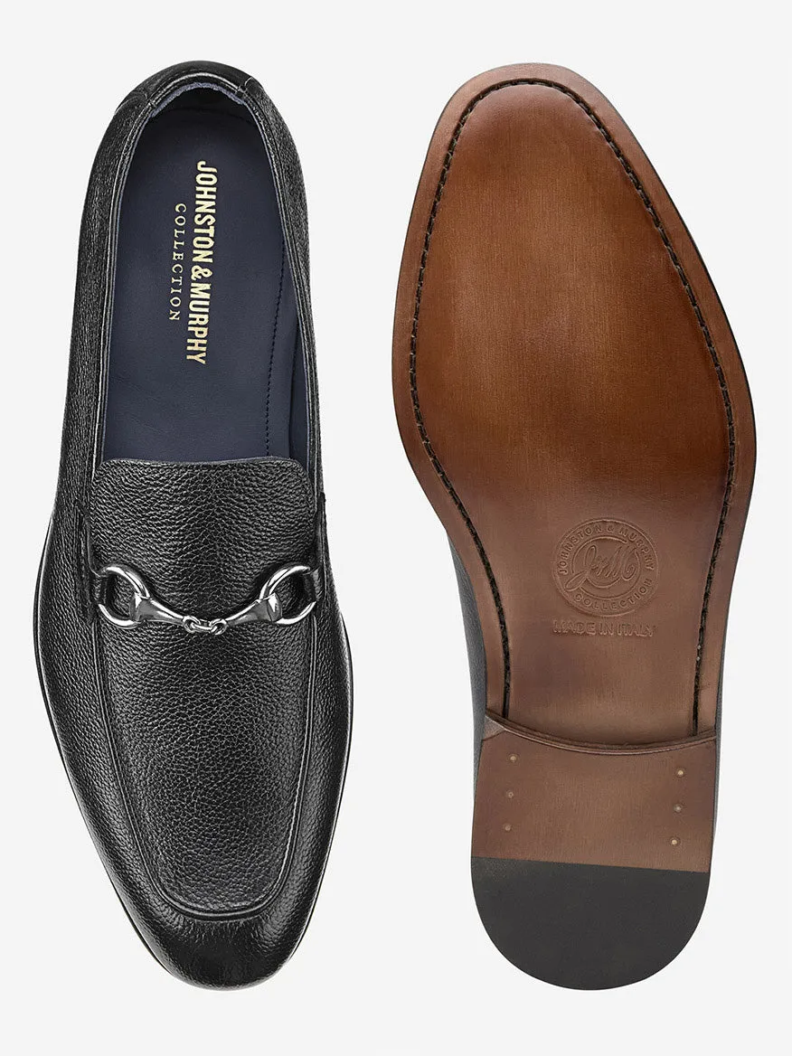 J & M Collection Taylor Bit in Black Italian Calfskin