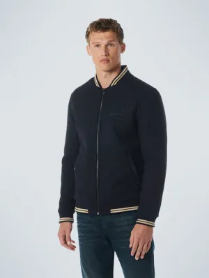 Jacket Bomber Fit With Wool 2 Coloured Twill | Dark Night