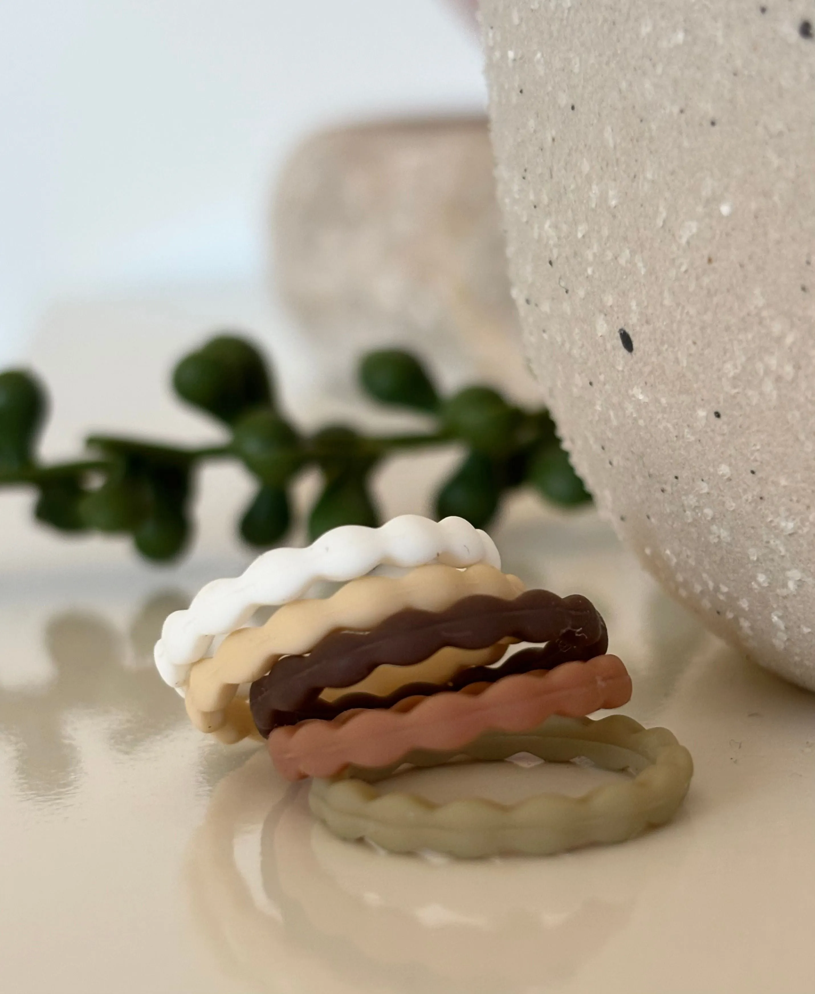 Jaspa - Set of 2 Women's Silicone Rings