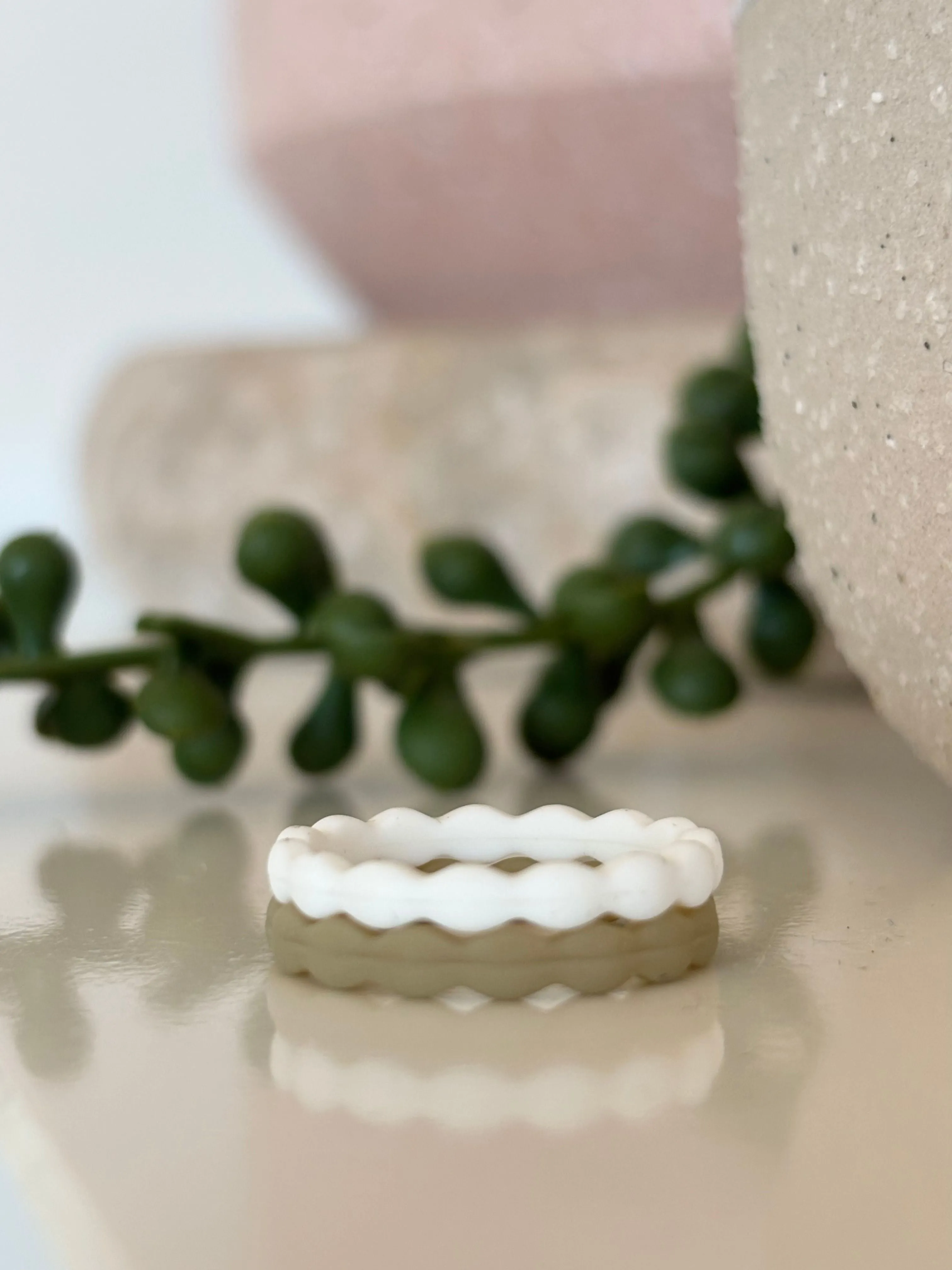 Jaspa - Set of 2 Women's Silicone Rings