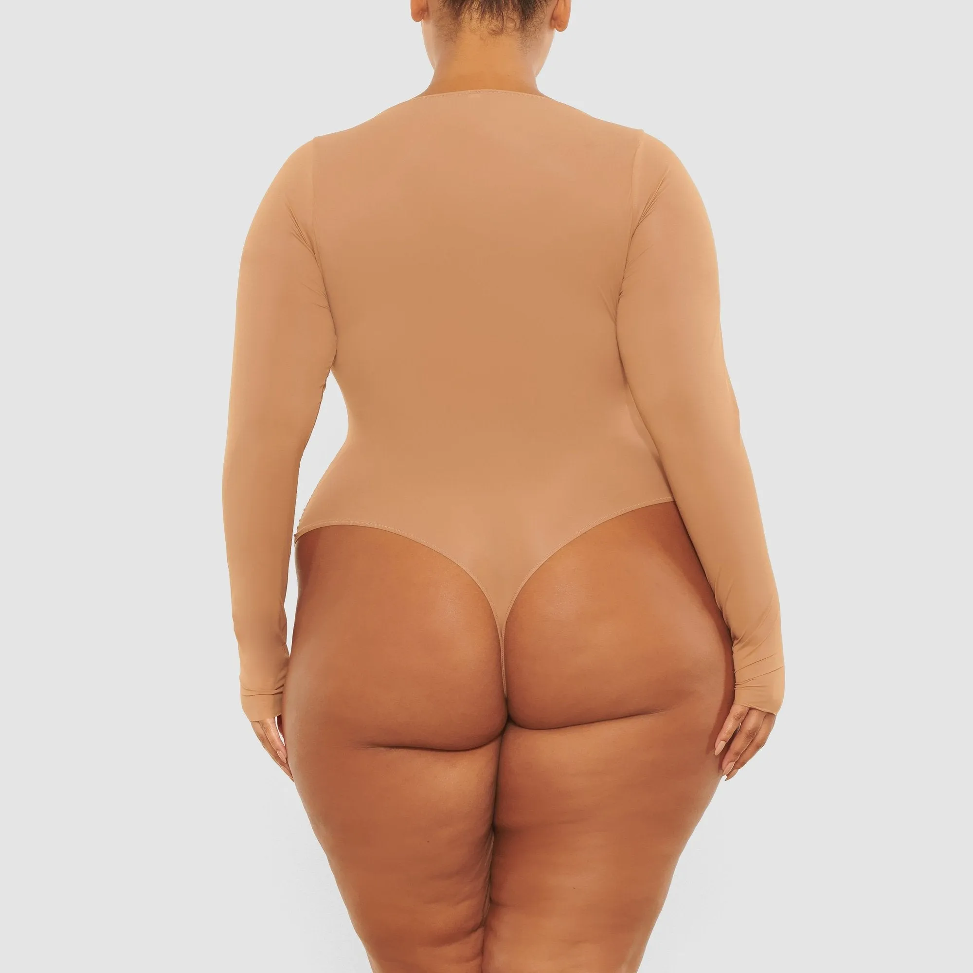 JELLY SHEER LONG SLEEVE BODYSUIT | SIENNA