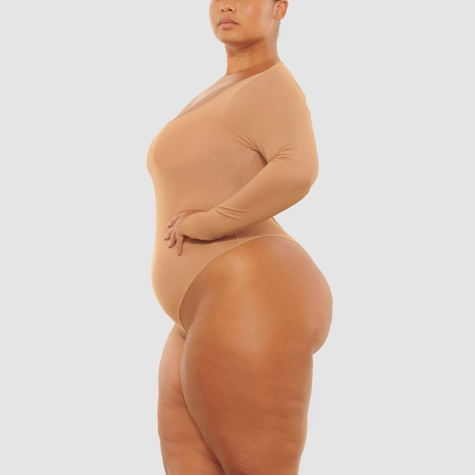 JELLY SHEER LONG SLEEVE BODYSUIT | SIENNA