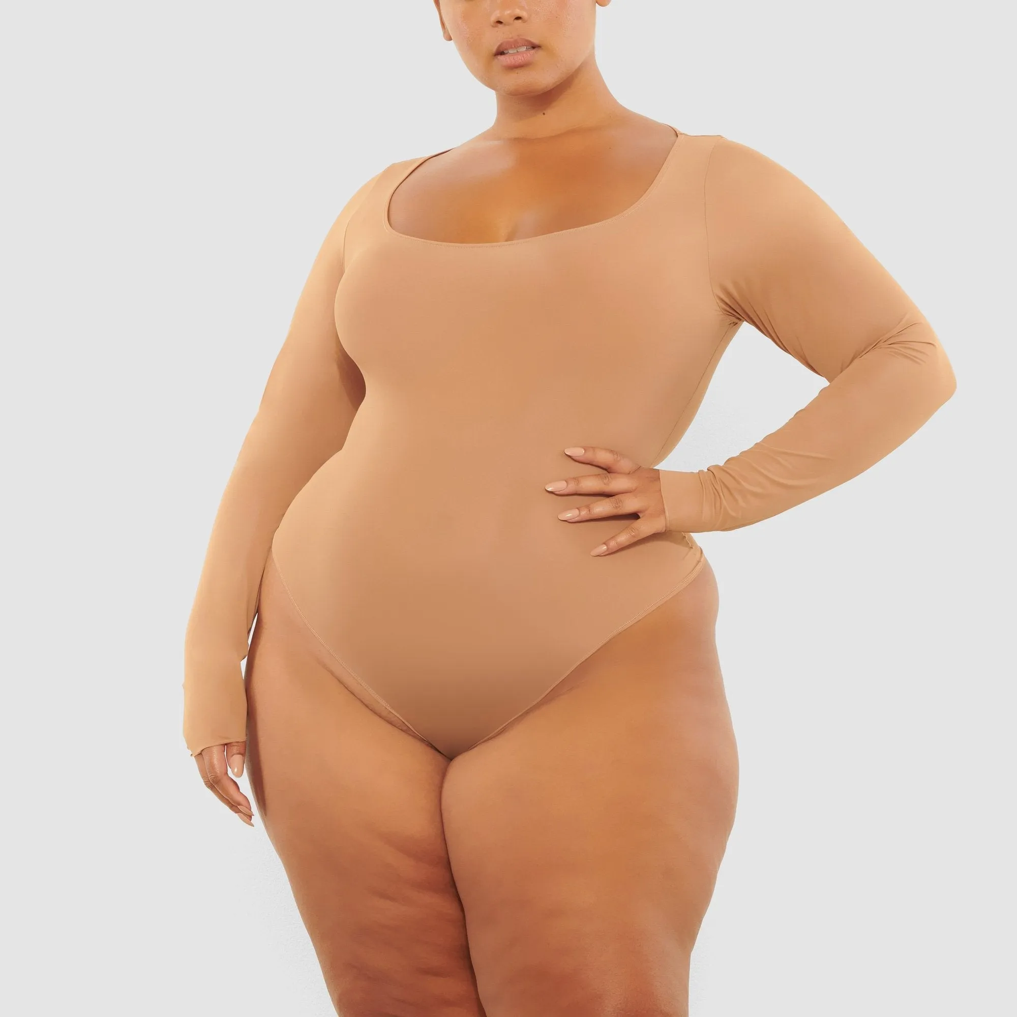 JELLY SHEER LONG SLEEVE BODYSUIT | SIENNA