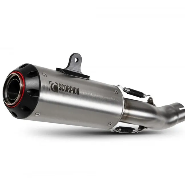 Kaw ZX6R 19- Red Power Slip-on S/Steel Scorpion (PKA129SEO)