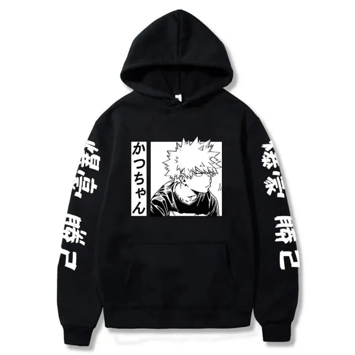 Khanani's Pullover anime hoodies for men