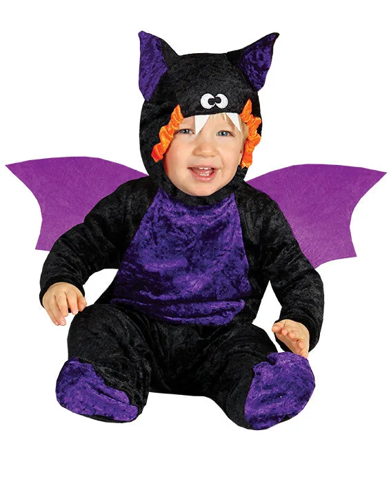 Kids Bat Halloween Fancy Dress Spooky Animal Costume Outfit