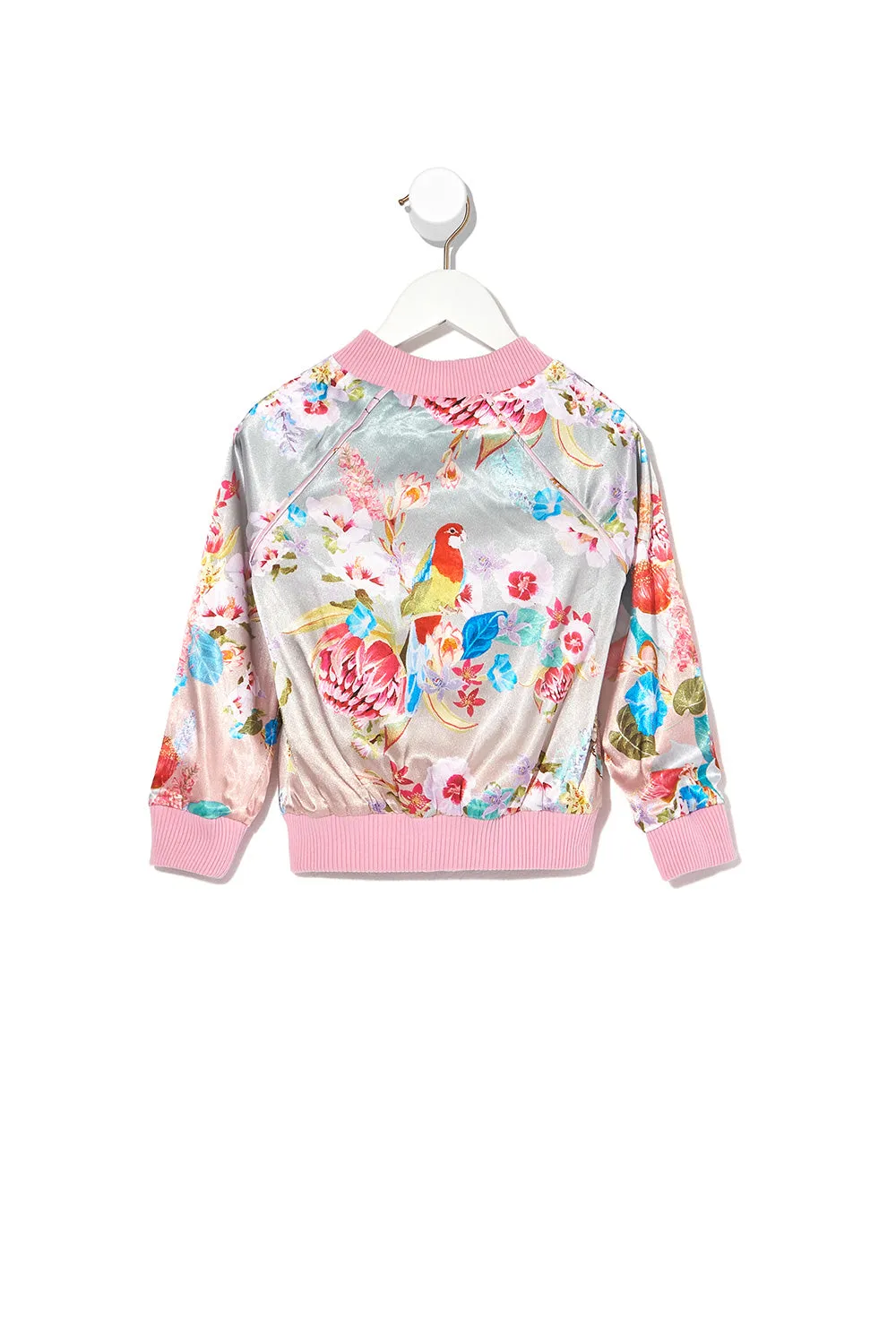 KIDS REVERSIBLE BOMBER JACKET OVER THE RAINBOW
