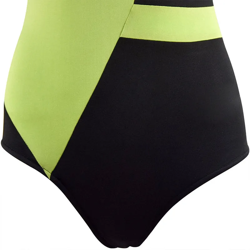 Kim Possible Cosplay Shego Swimwear Super Villain Green Black Bikini Swimsuit Swimwear Bathing Suit