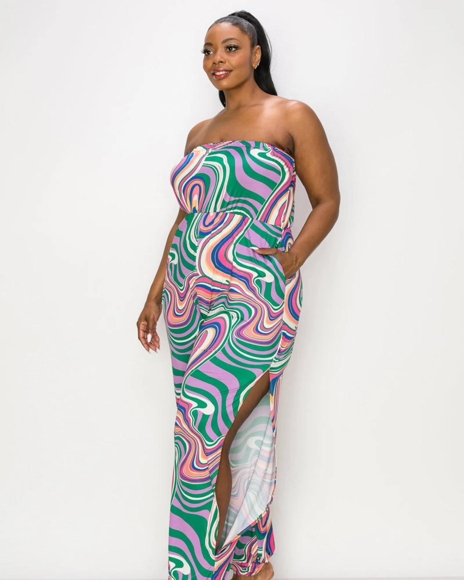 Lillian Sleeveless Jumpsuit | Delic Marble