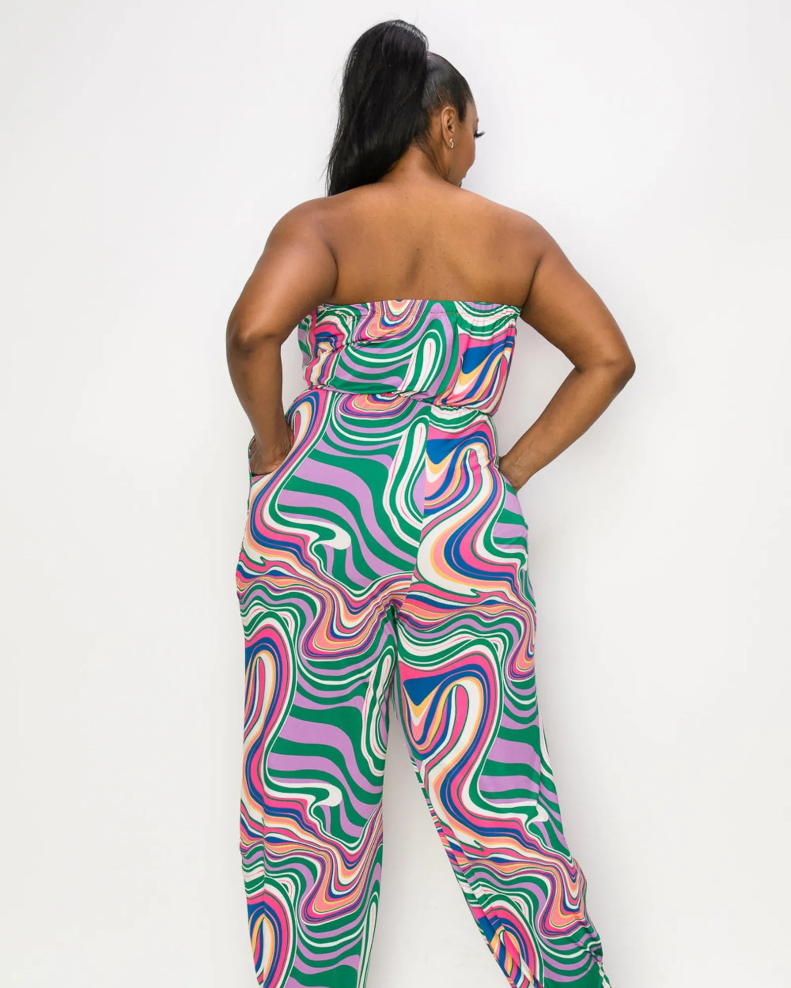 Lillian Sleeveless Jumpsuit | Delic Marble