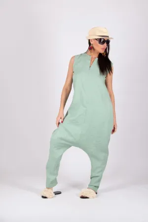 Linen Harem Jumpsuit BETY