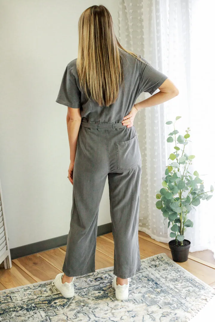 Linen Washed Jumpsuit