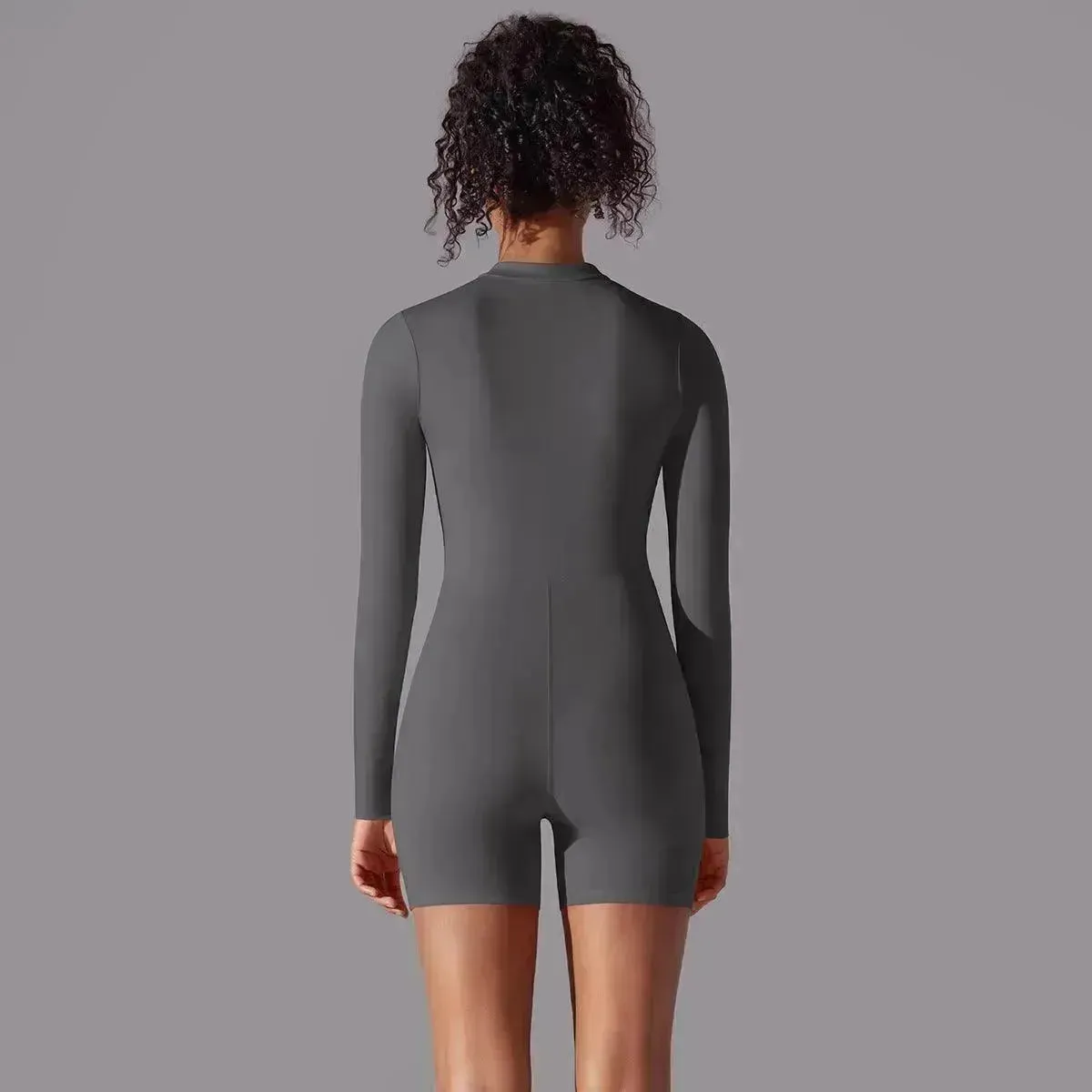 Long Sleeve One-piece Dance Fitness Sports Jumpsuit