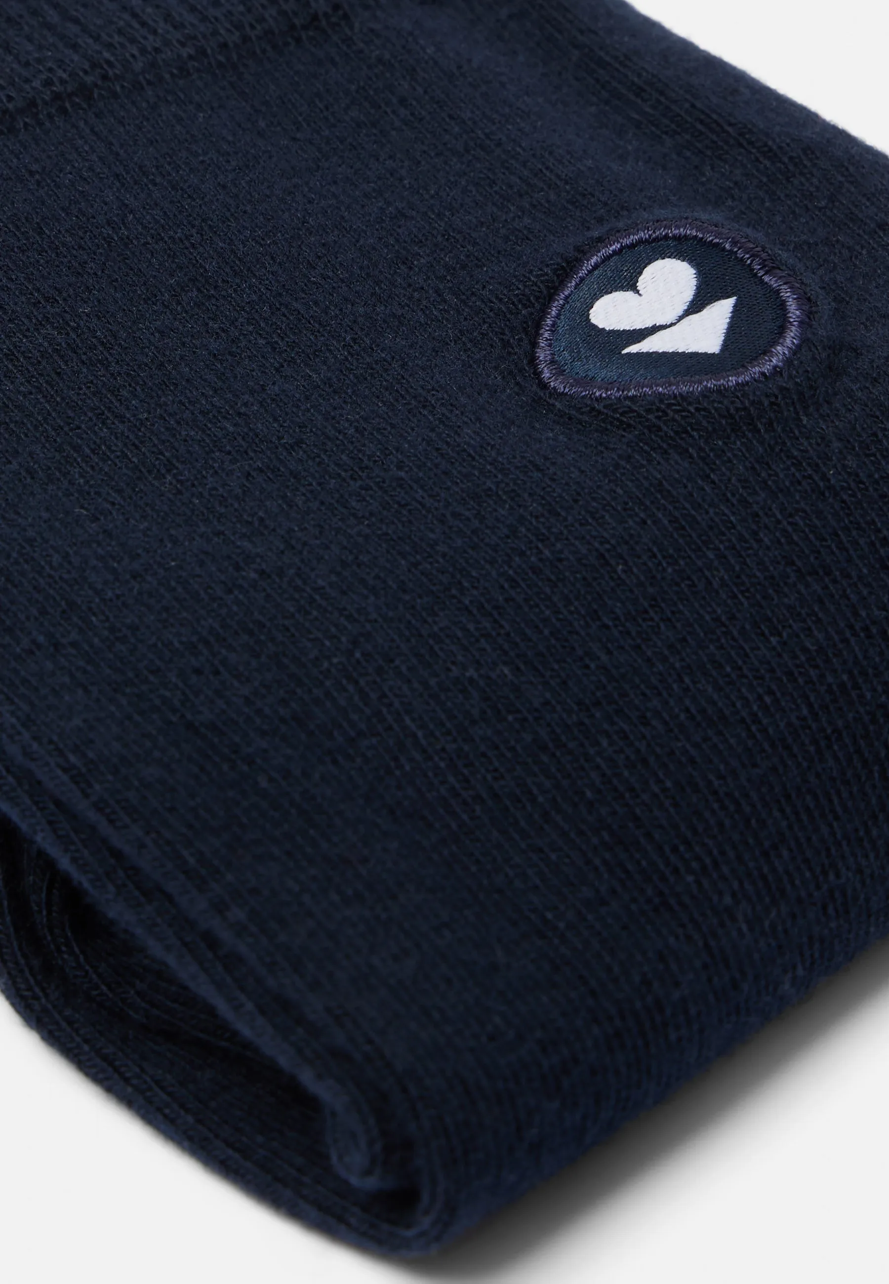 Lucas Bleu Marine Brodé "Jour J" - Chaussettes Mi-Hautes