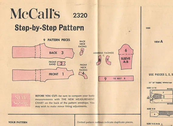 McCall's 2320 Misses and Juniors Jumpsuit in 3 Versions Vintage 1970's
