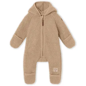 MINI A TURE Adel Teddy Fleece Jumpsuit Savannah Tan