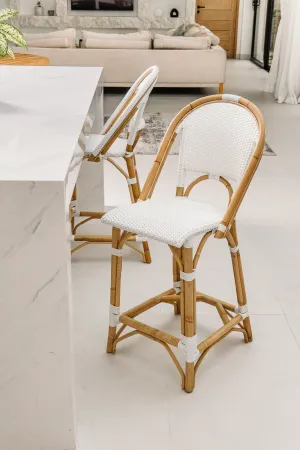 Modern Bistro Rattan Counter Stool