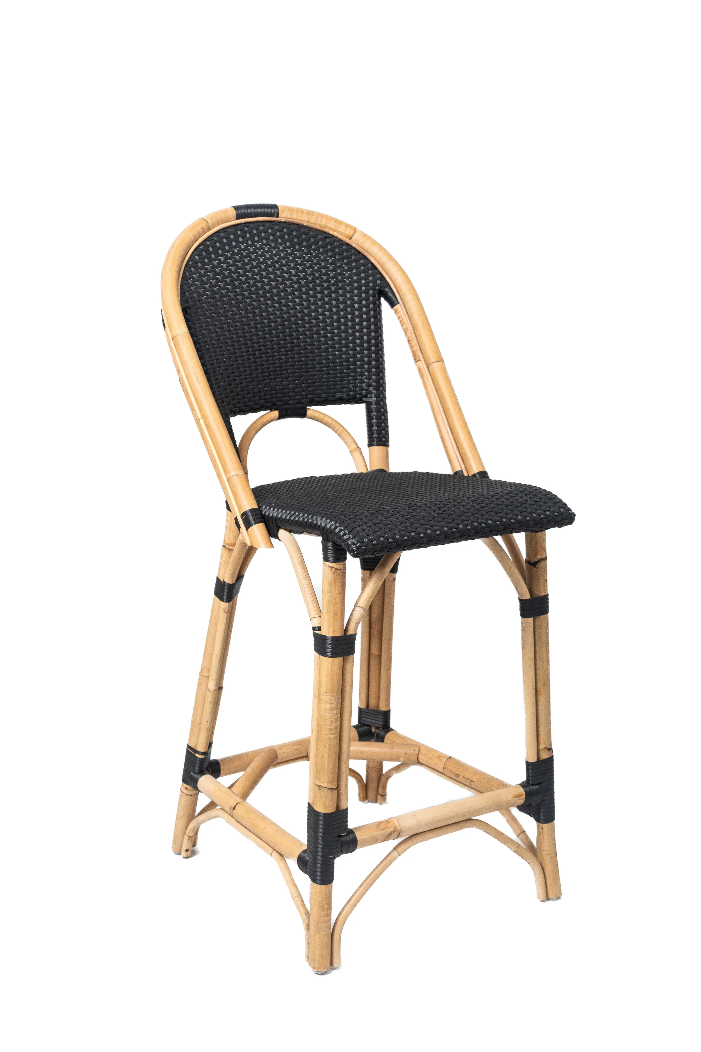 Modern Bistro Rattan Counter Stool