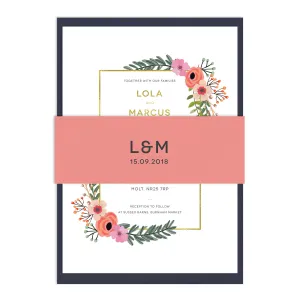 Modern Botanical Belly Band