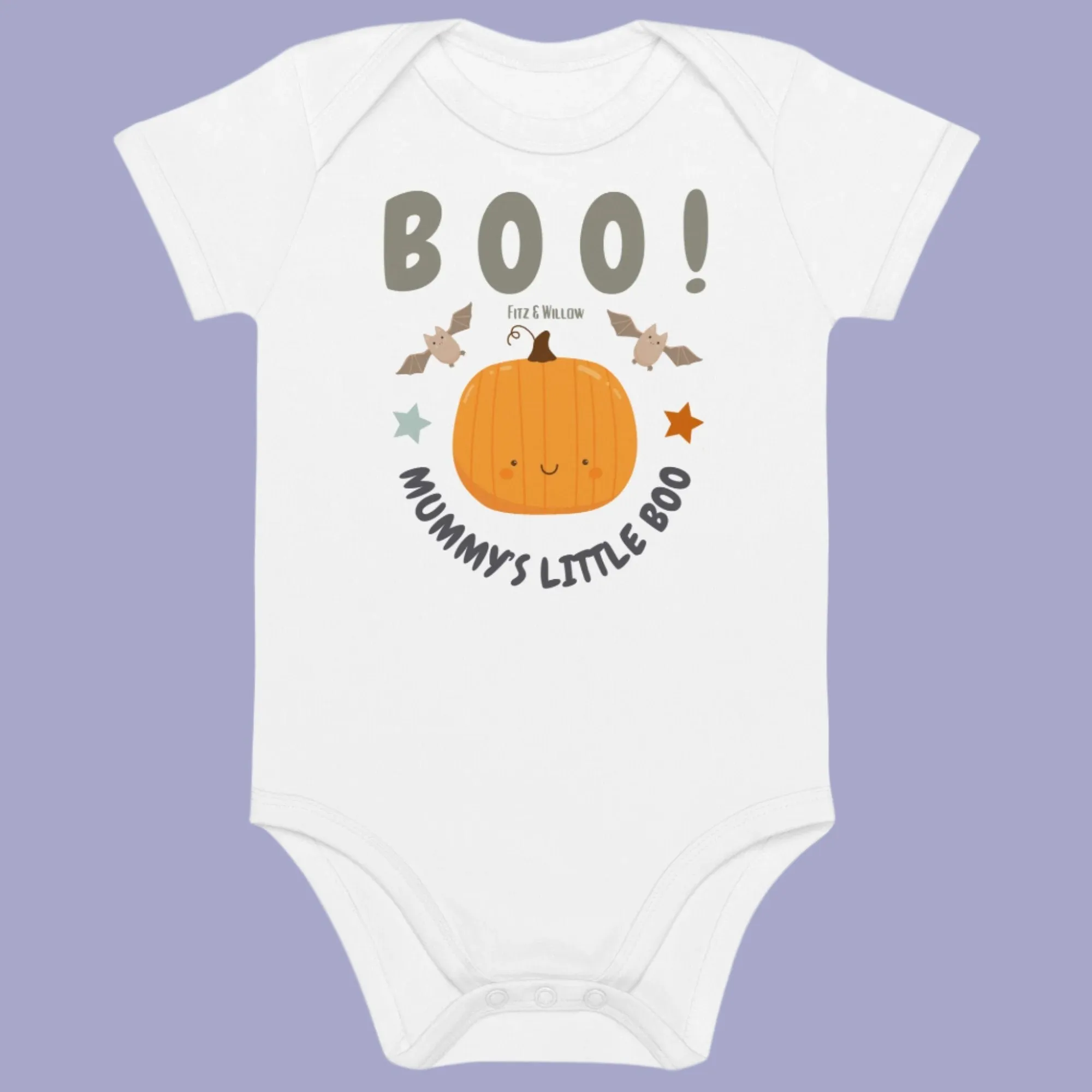 Mummy’s Little Boo Organic Cotton Halloween Bodysuit