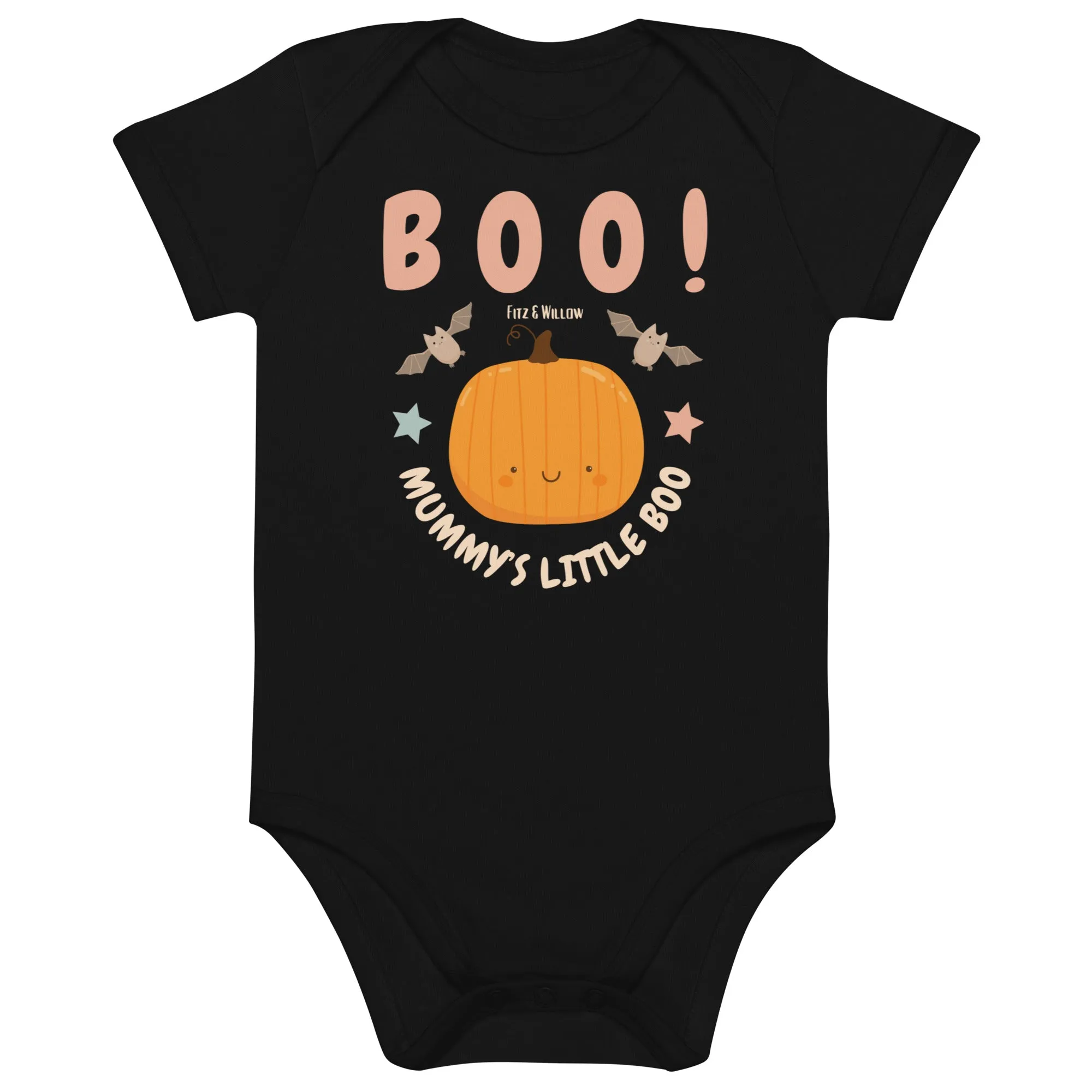 Mummy’s Little Boo Organic Cotton Halloween Bodysuit