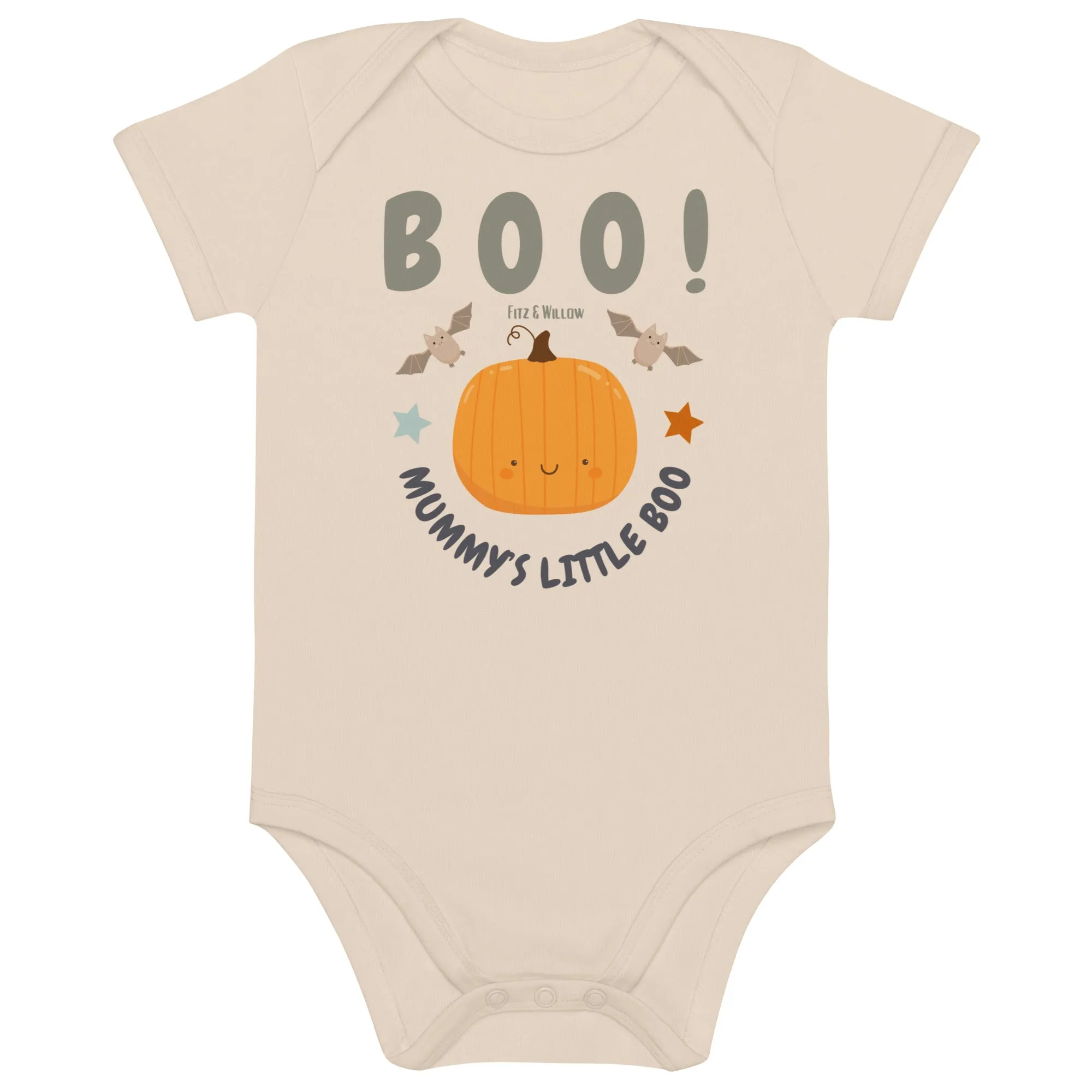 Mummy’s Little Boo Organic Cotton Halloween Bodysuit
