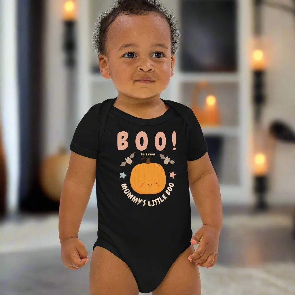 Mummy’s Little Boo Organic Cotton Halloween Bodysuit