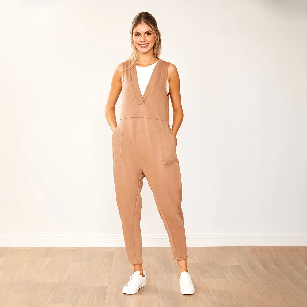 Myra Jumpsuit (Tan)