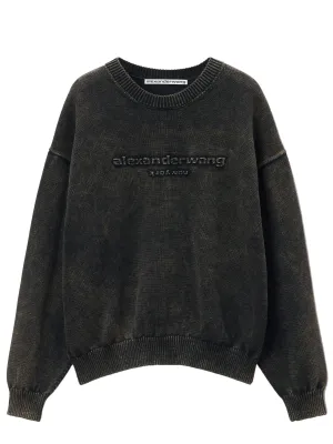 Oversize Logo Pullover In Organic Cotton