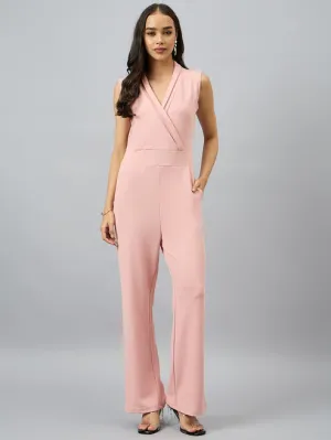 Peach Serenity Sleeveless Jumpsuit