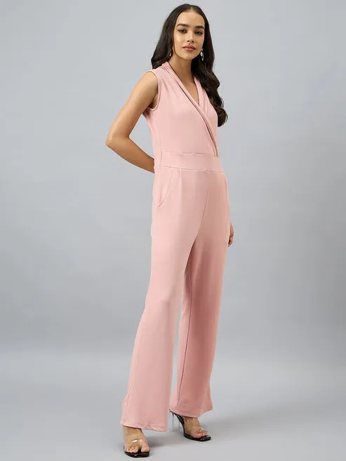 Peach Serenity Sleeveless Jumpsuit